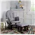 NestEase Glider Set – Soft Rocker Chair with Ottoman & Storage Pocket