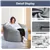 5ft Bean Bag Chair, 2-in-1 Convertible Bean Bag Sofa Bed (Grey)