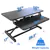 Adjustable Sit-Stand Desk Riser, 35' Wide Surface