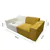 Compression Sofa For 3, Upholstered Loveseat for Living Room Yellow