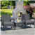 3-Piece Outdoor Lounge Set - Gray