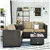 4-PC Outdoor Rattan Loveseat Set - Brown