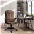 Reclining Massage Office Chair with High Back, Swivel Wheels