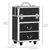Portable Professional Cosmetic Aluminum Rolling Makeup Train Case