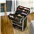 Portable Professional Cosmetic Aluminum Rolling Makeup Train Case