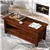 Lift Top Coffee Table with 2 Hidden Storage & 2 Drawers: Espresso
