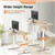 IMGadgets Electric Standing Desk with 35' Sit-Stand Desk Riser
