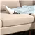 4-Seater Sofa with Wooden Accents - Beige