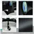 7-Point Vibrating Chair with Footrest - Black
