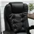 7-Point Vibrating Chair with Footrest - Black