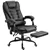 7-Point Vibrating Chair with Footrest - Black