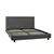 Queen Mattress & Bed Frame Bundle: Comfort Sleep Set -Grey Frame