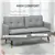 Modern Tufted Loveseat - Grey