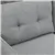 Modern Tufted Loveseat - Grey