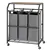 Trinity 3-Bag Laundry Sorter with Flip-Top Work Surface and Wheels
