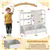 Montessori Bookcase & Toy Storage with 2 Storage Bins for Kids Room