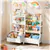 Montessori Bookcase & Toy Storage with 2 Storage Bins for Kids Room