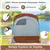 2 Rooms Oversize Privacy Shower Tent