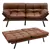 Convertible Sofa Bed - Brown
