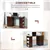 3-Tier Office Desk with Drawers - Walnut