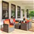 7-Seater Rattan Wicker Patio Sofa Set with Cushions