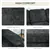 Tufted 3-Seater Sectional Sofa - Black