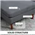 4-Seater Sofa with Double Chaise Fabric Couch for Living Room-Grey