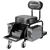 Powerbuilt Professional Mechanics Roller Seat – Heavy Duty with Backre
