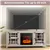 58 Inches TV Stand with 18 Inches Electric Fireplace Heater