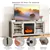 58 Inches TV Stand with 18 Inches Electric Fireplace Heater