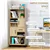 Freestanding 59' Bookcase, Storage Bookshelf with Cabinets and Drawer