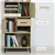 Freestanding 59' Bookcase, Storage Bookshelf with Cabinets and Drawer