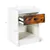 Set of 2 Nightstand with Drawer