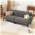 Modern 3-Seater Couch - Gray