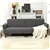 Modern 3-Seater Couch - Gray
