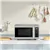 Compact Stainless-Steel Countertop Microwave – 700 W with Child-Lock