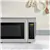 Compact Stainless-Steel Countertop Microwave – 700 W with Child-Lock