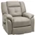 Plush Swivel Massage Recliner with Rock & Remote