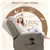 Plush Swivel Massage Recliner with Rock & Remote