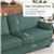 3-Seater Sofa with Rolled Arms, Removable & Washable Covers, Deep Seat