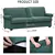 3-Seater Sofa with Rolled Arms, Removable & Washable Covers, Deep Seat