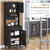 ArdenWood Kitchen Hutch - Black