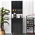 ArdenWood Kitchen Hutch - Black