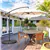 Adjustable Offset Umbrella - Beige
