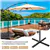 Adjustable Offset Umbrella - Beige
