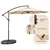 Adjustable Offset Umbrella - Beige