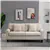 3-Seater Corduroy Sofa - Beige