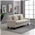 3-Seater Corduroy Sofa - Beige