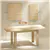 Modern Extendable Dining Table, Seats 6-8, 55.1 x 31.5 in, Natural Woo
