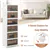 Mobile 6-Tier Access Bins with Doors — Stack & Fold